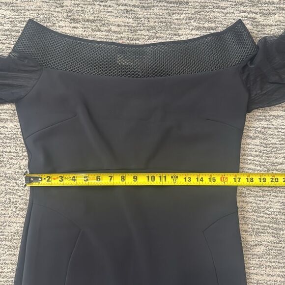 NWT Chiara Boni LA PETITE ROBE GRETEL ILLUSION COCKTAIL DRESS SZ 52/ US 16 Black - Picture 8 of 13